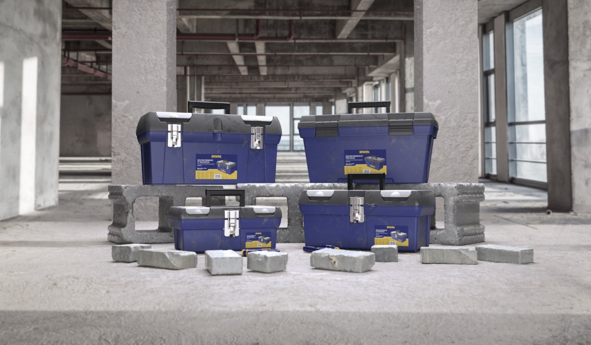 IRWIN amplia linha de caixas de armazenamento para facilitar o dia a dia dos profissionais de marcenarias e construção